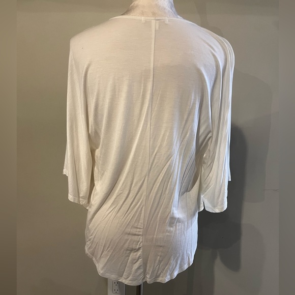 Ella Moss xs cream color dome sleeve shirt - Picture 2 of 12